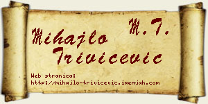 Mihajlo Trivičević vizit kartica